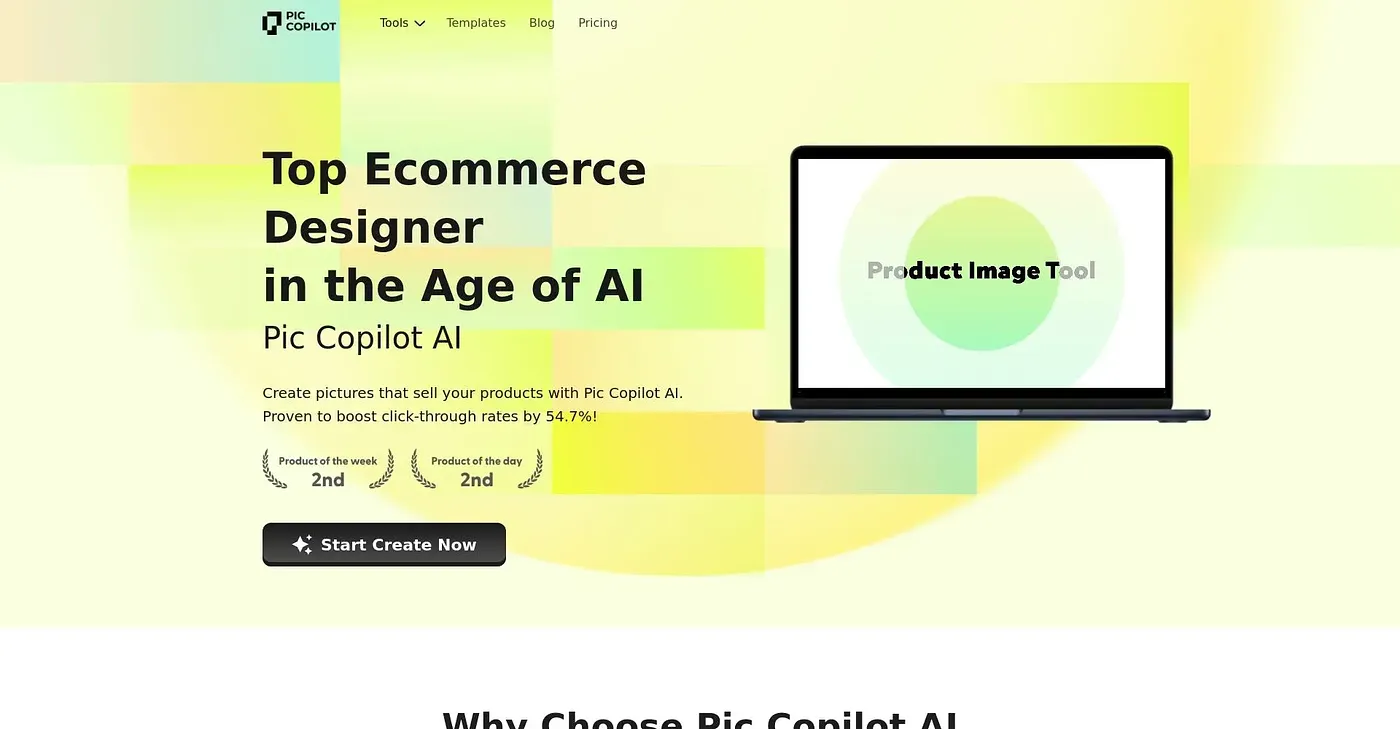 Screenshot of Pic Copilot AI