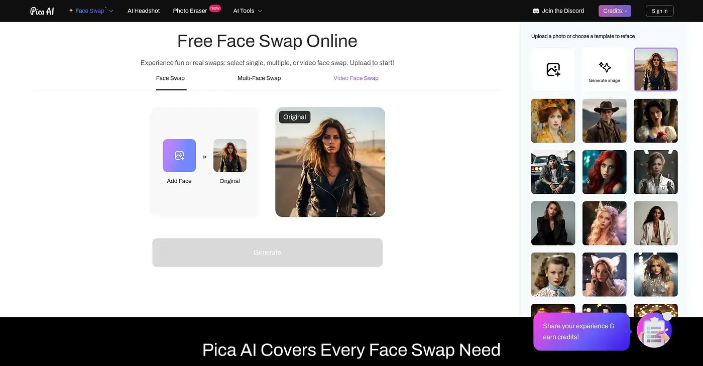Screenshot of Pica AI