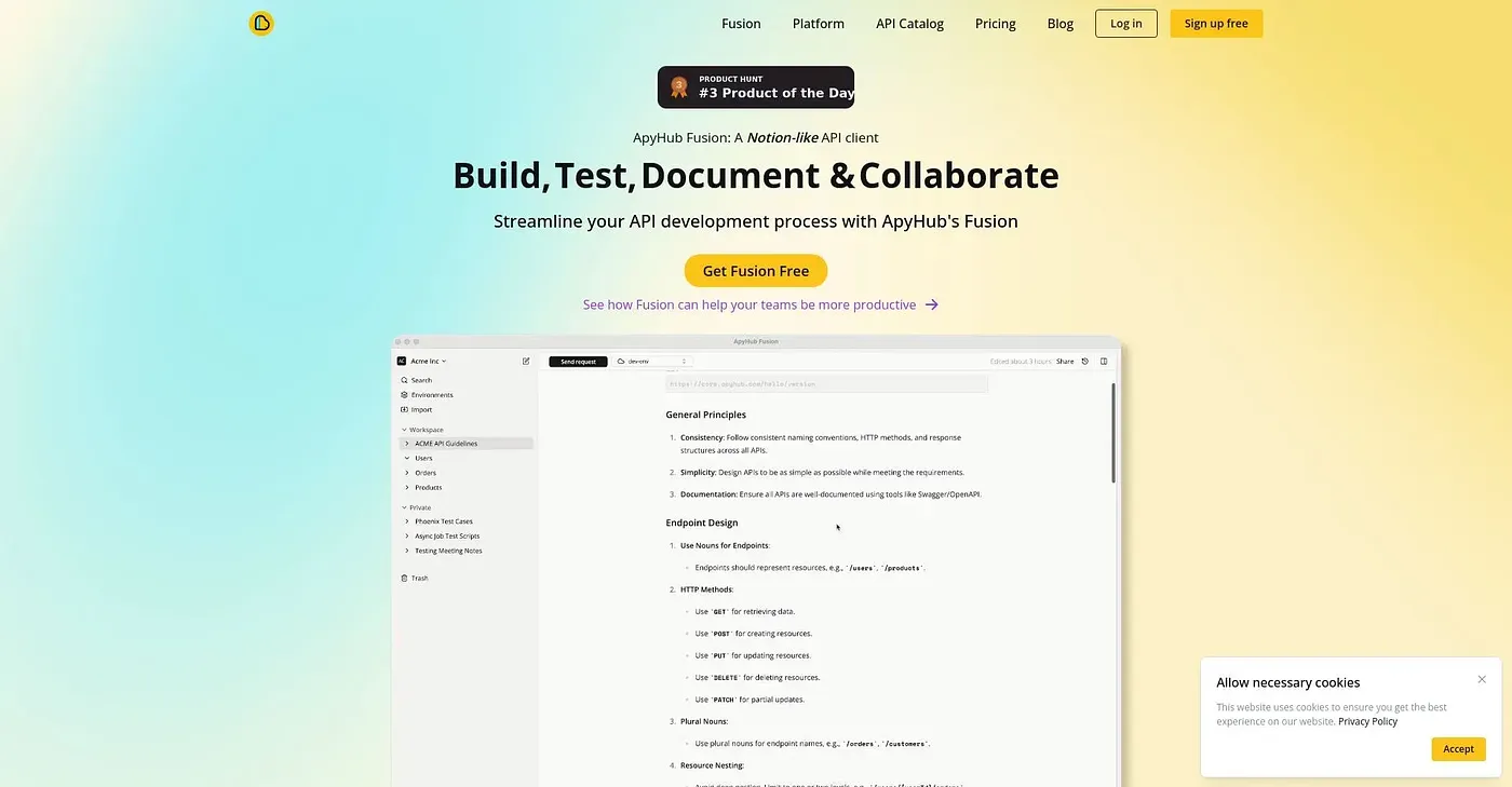 Screenshot of ApyHub