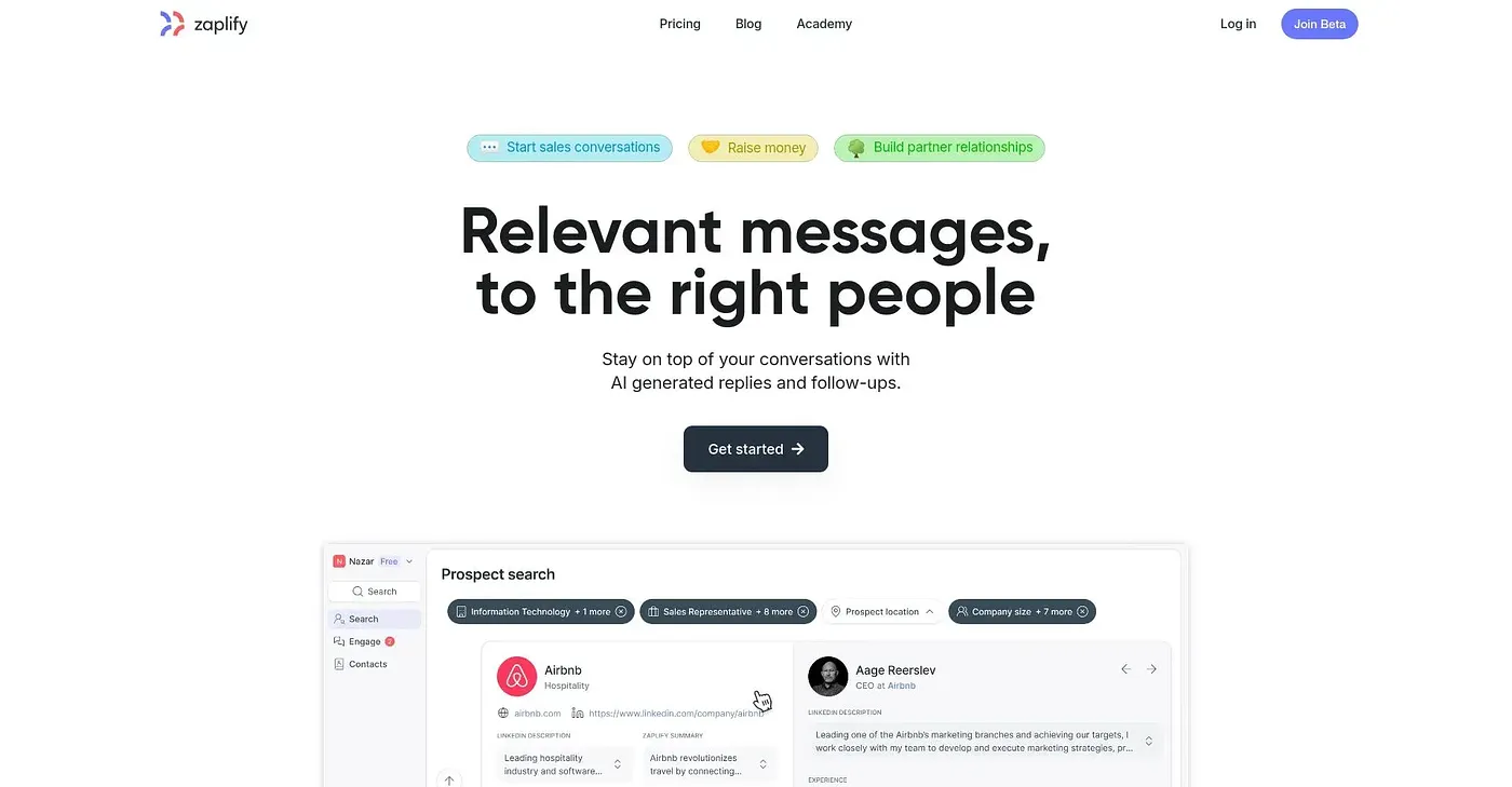 Screenshot of Zaplify