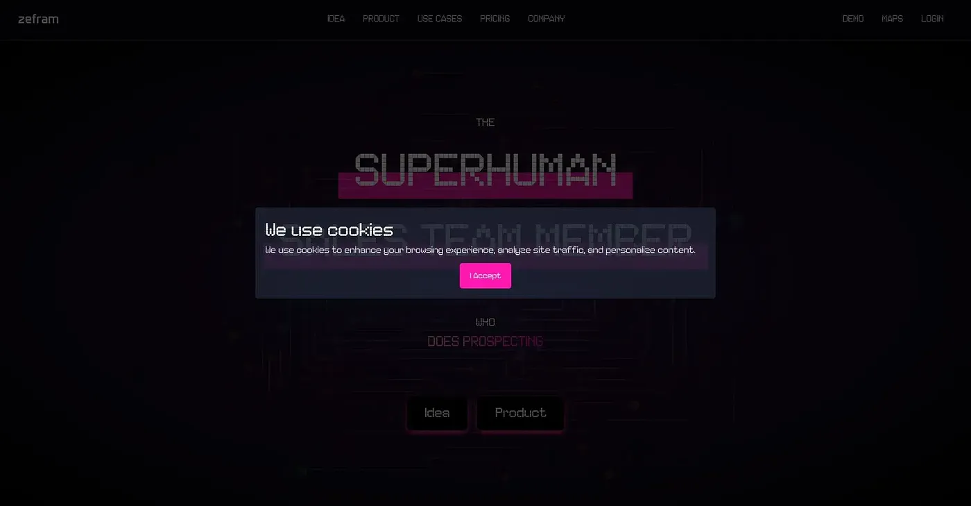Screenshot of Zefram