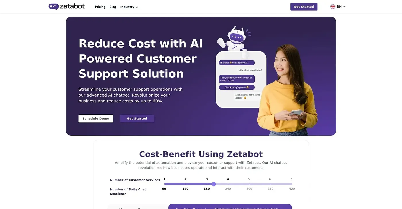 Screenshot of Zetabot
