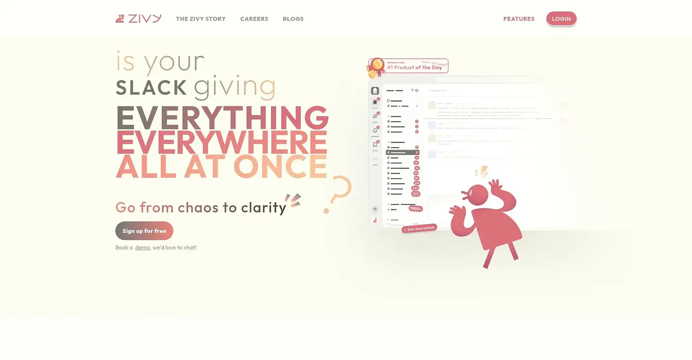 Screenshot of Zivy