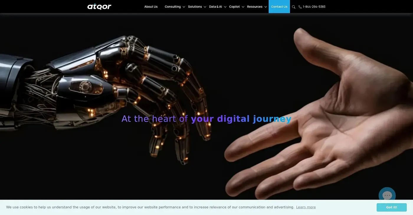 Screenshot of atQor