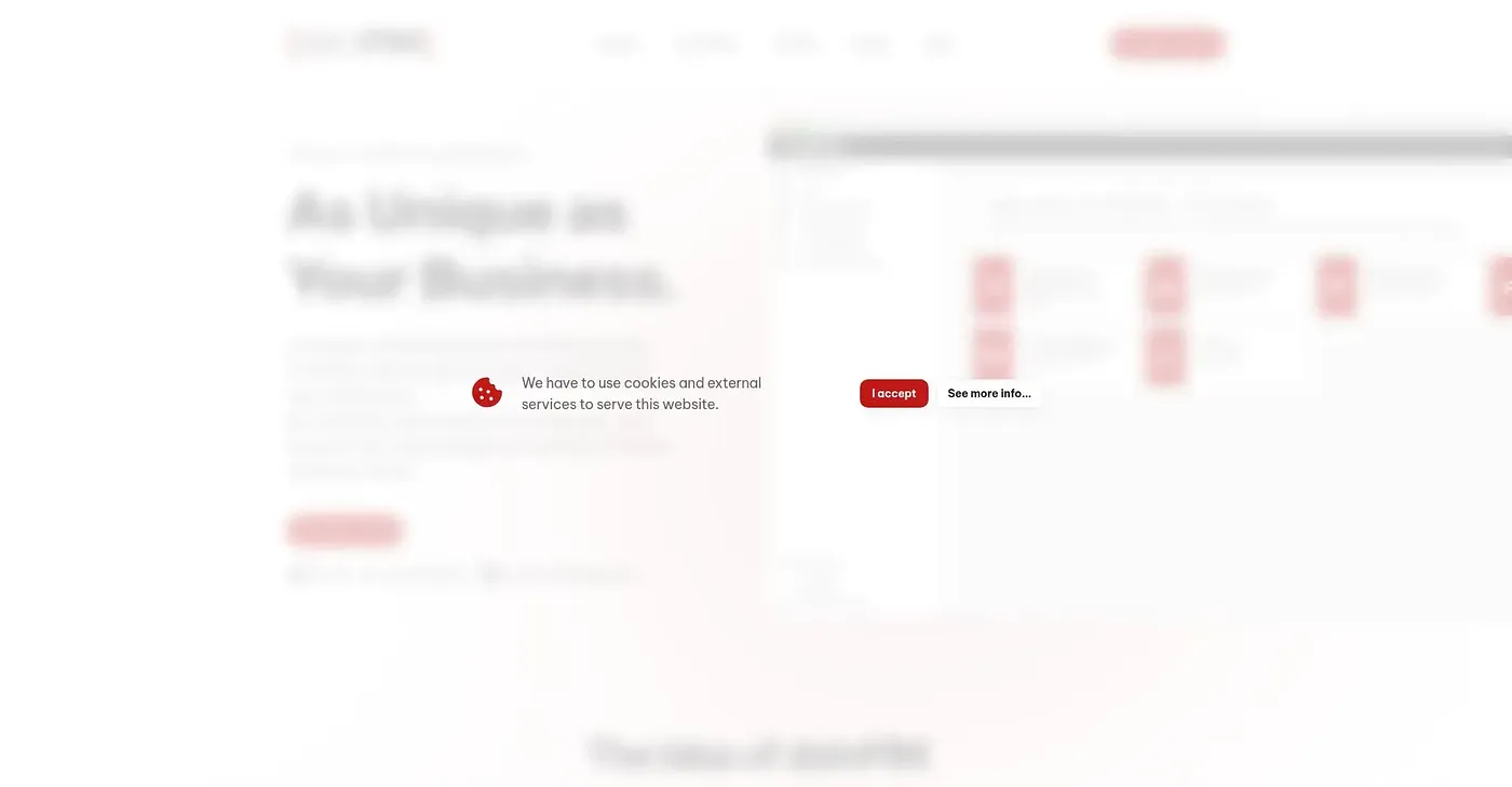 Screenshot of deinPIM