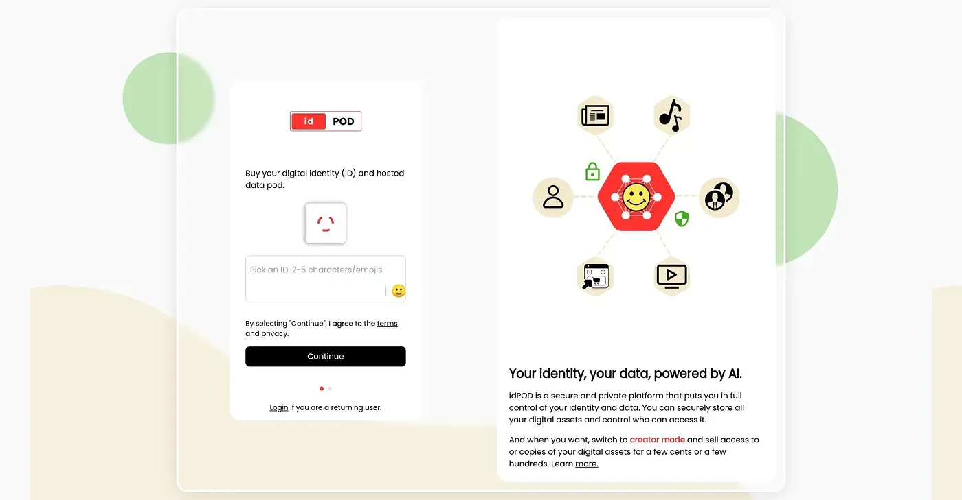 Screenshot of idPOD