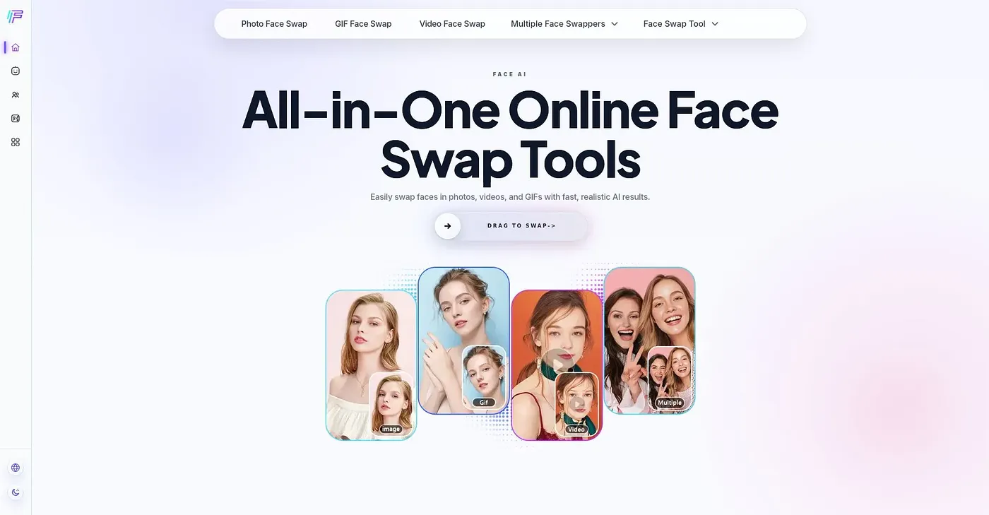 Screenshot of Face AI