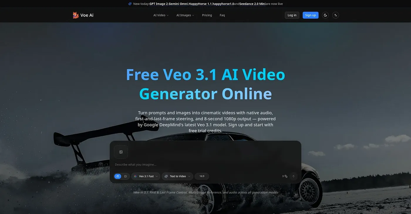 Screenshot of Veo 3.1