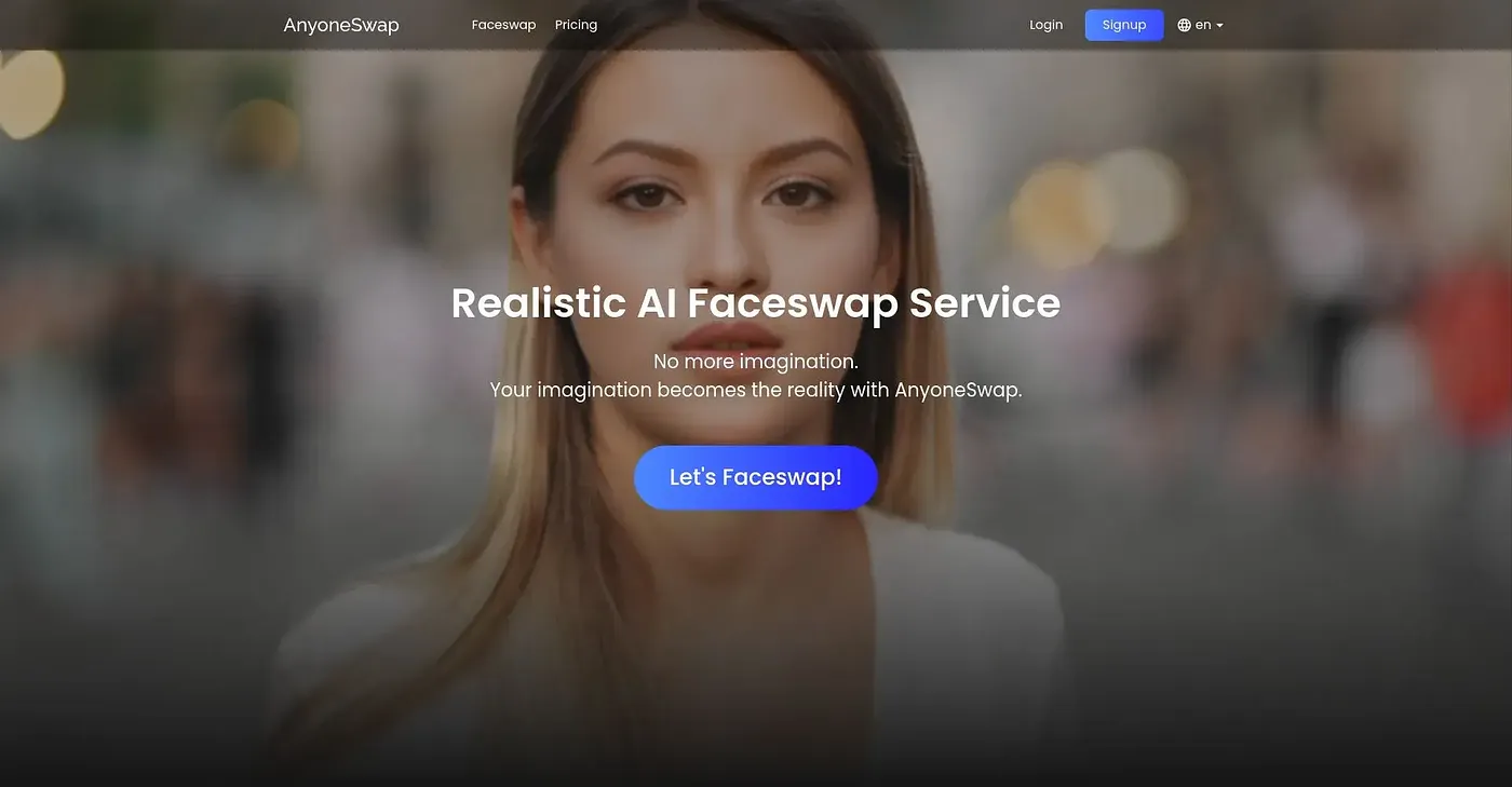 Screenshot of Anyone Swap