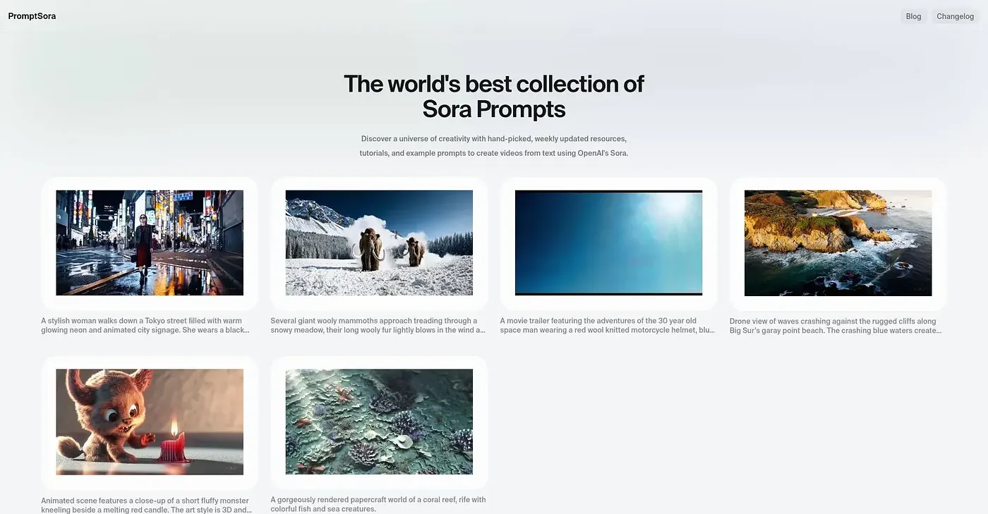 Screenshot of Prompts Ora