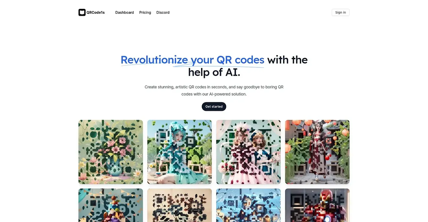 Screenshot of QRCode1s