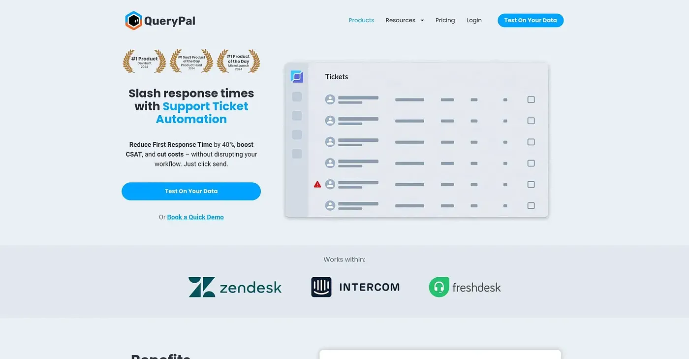 Screenshot of QueryPal