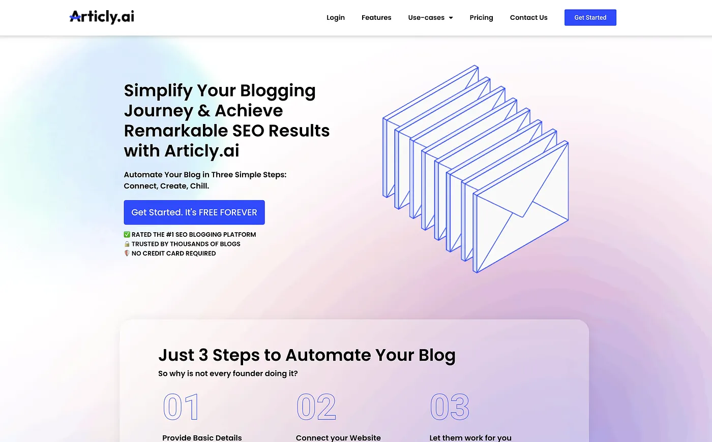 Screenshot of Articly