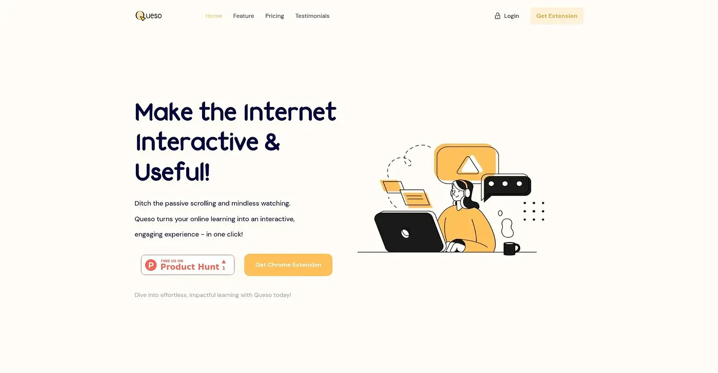 Screenshot of Queso