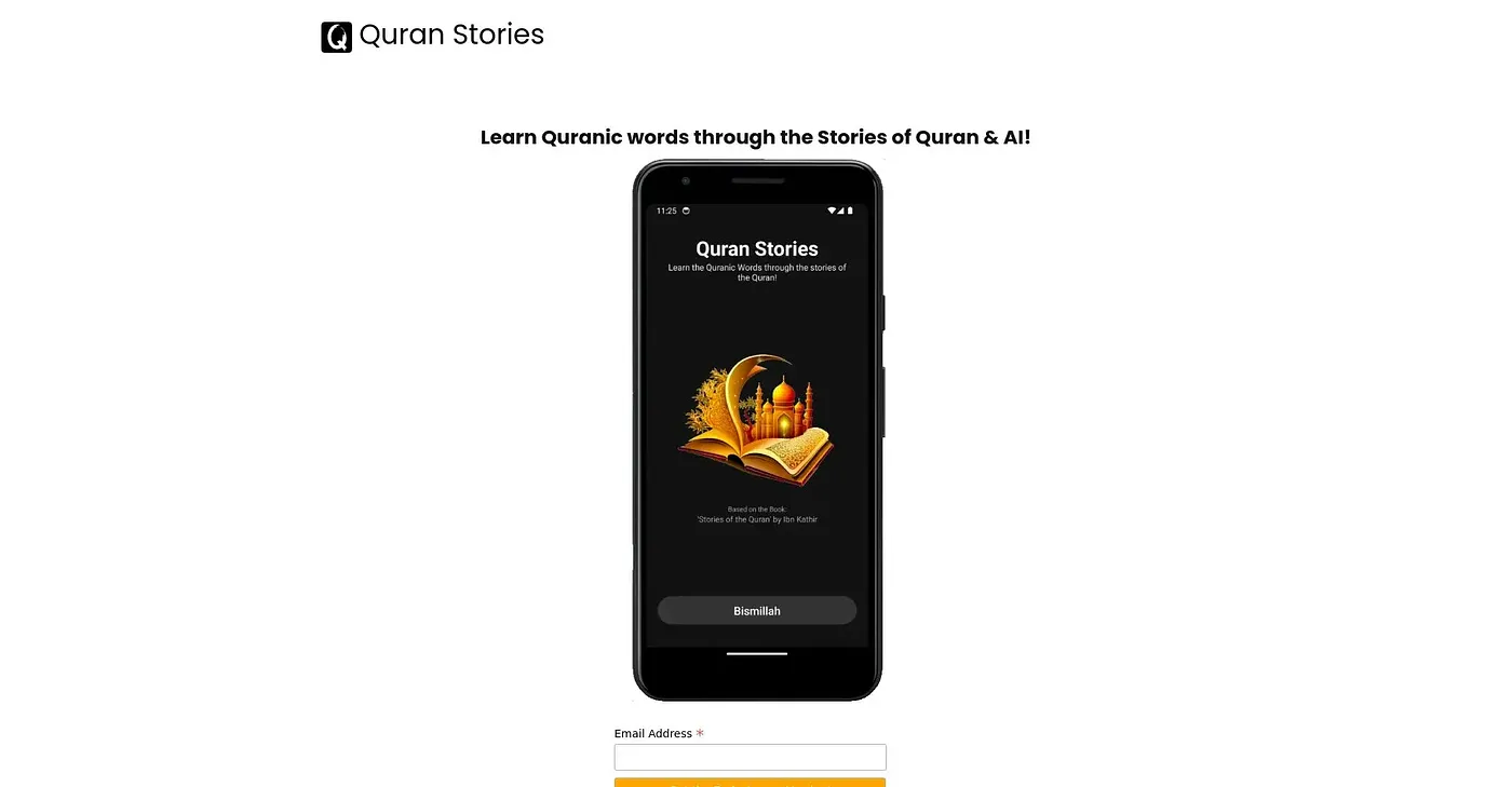 Screenshot of Quran Stories AI