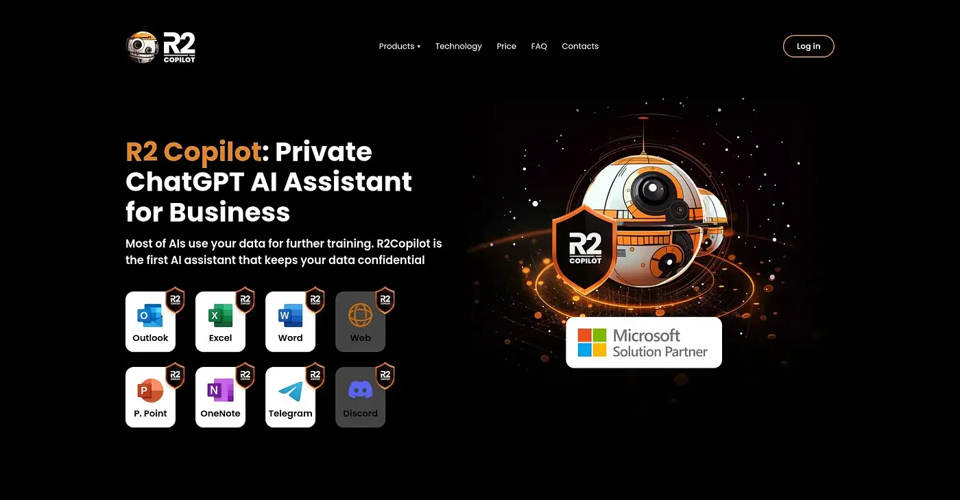 Screenshot of R2 Copilot AI