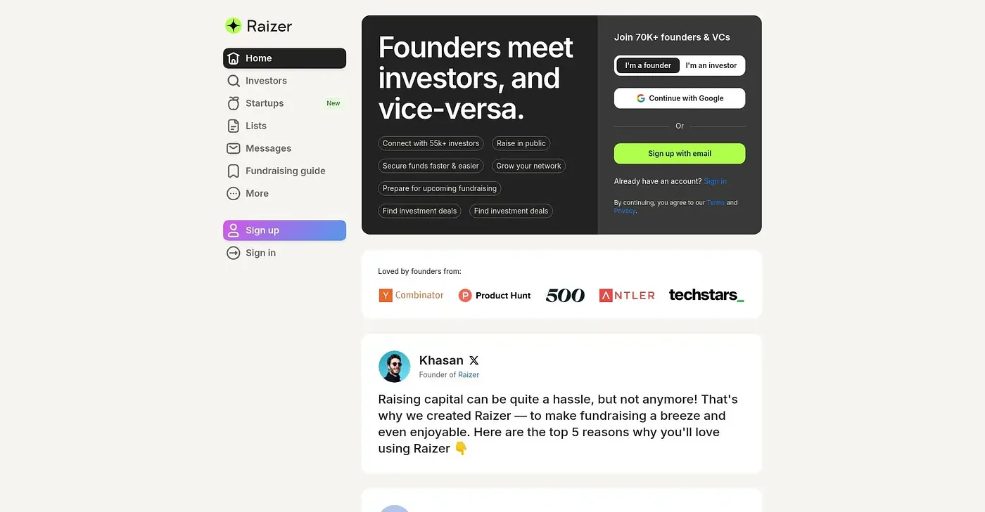 Screenshot of RAIZER