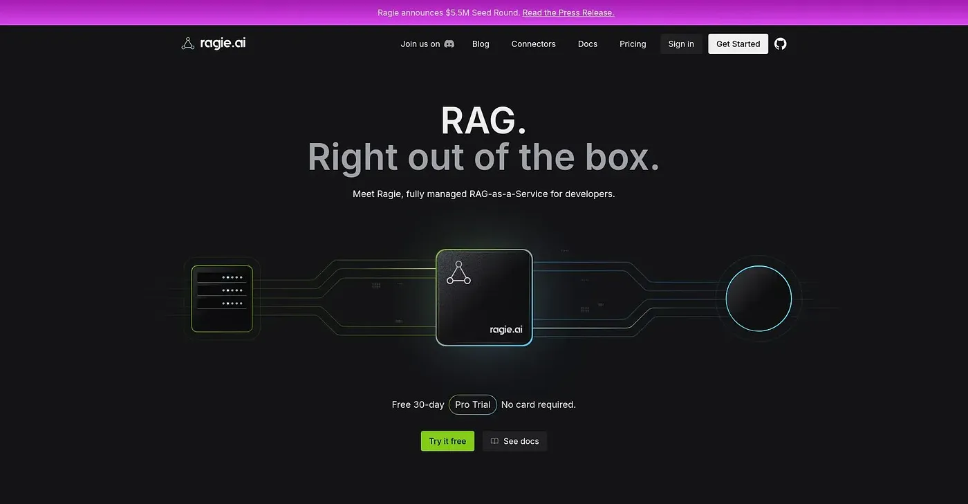 Screenshot of Ragie AI