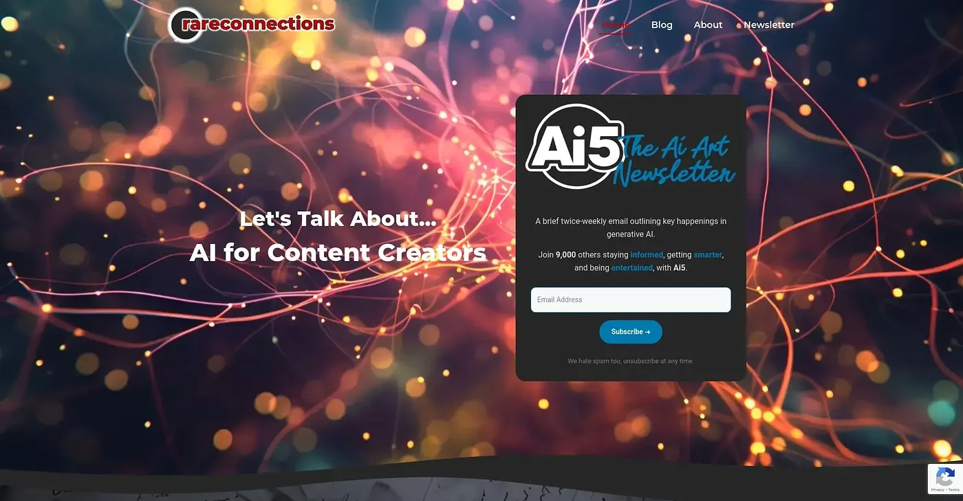 Screenshot of Rare Connections