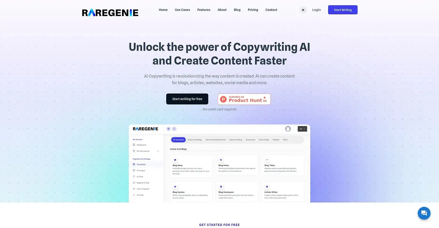 Screenshot of Rare Genie