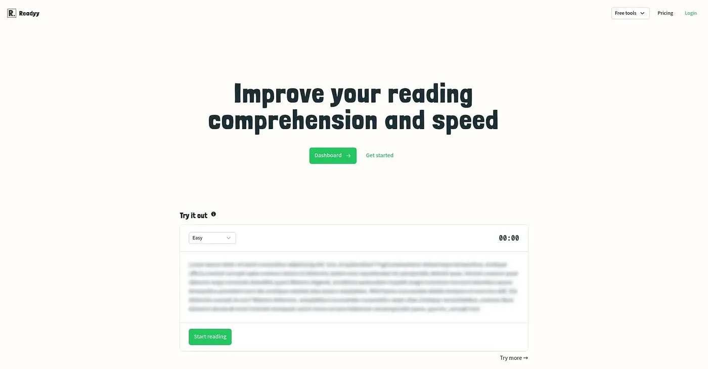 Screenshot of Ready Y