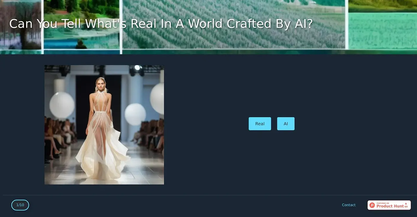 Screenshot of Real O AI