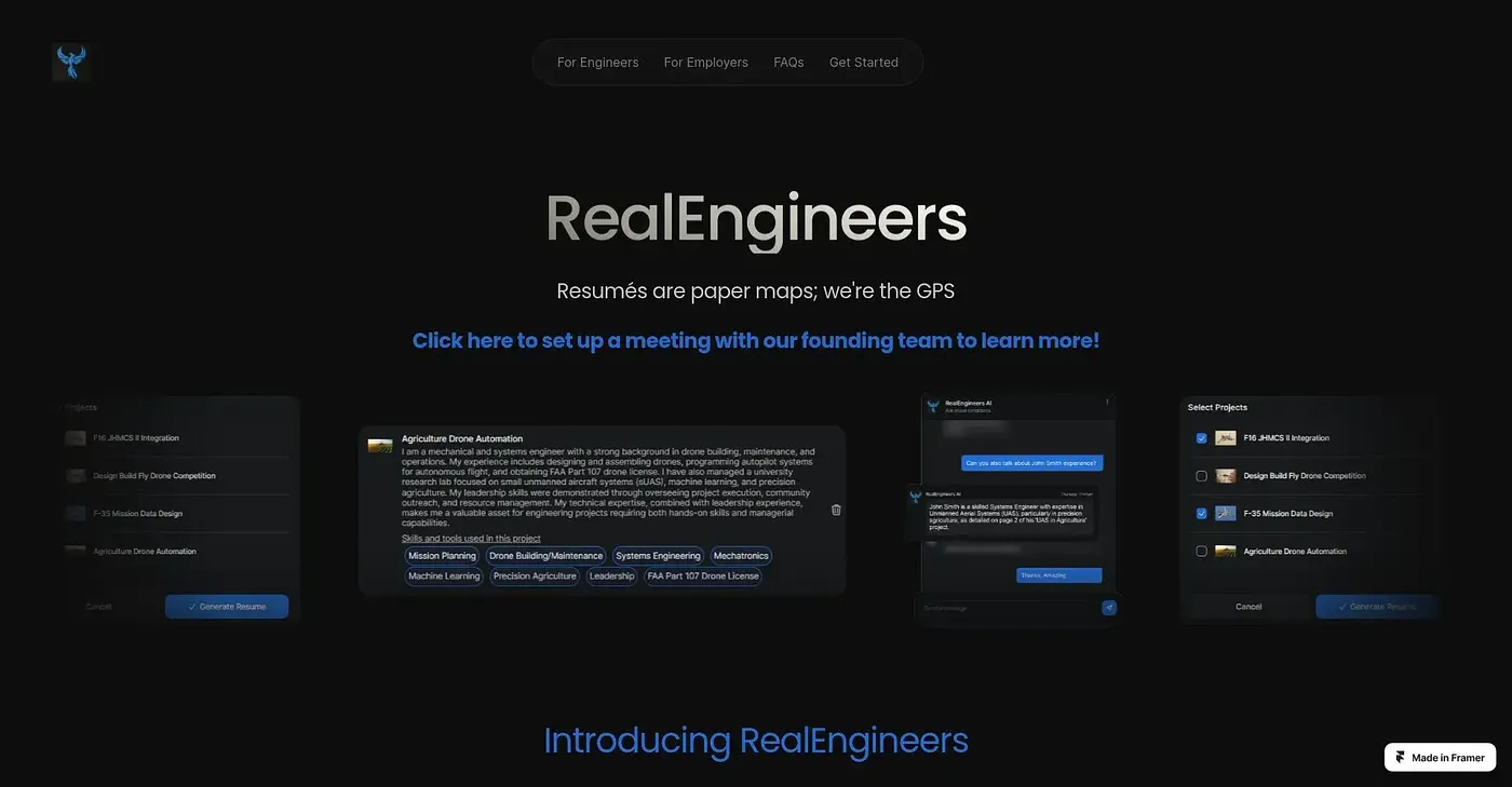 Screenshot of RealEngineers