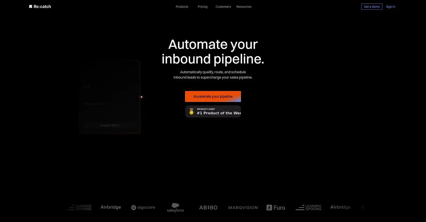 Screenshot of Recatch