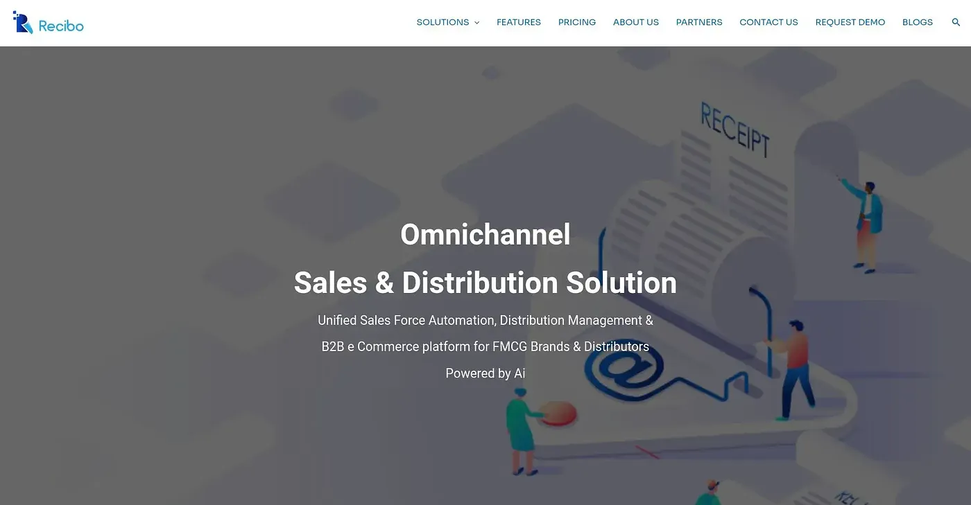Screenshot of Recibo