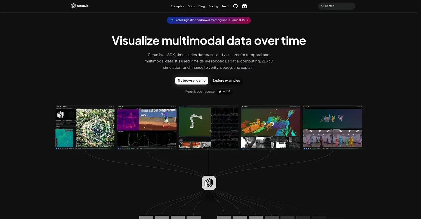 Screenshot of Rerun