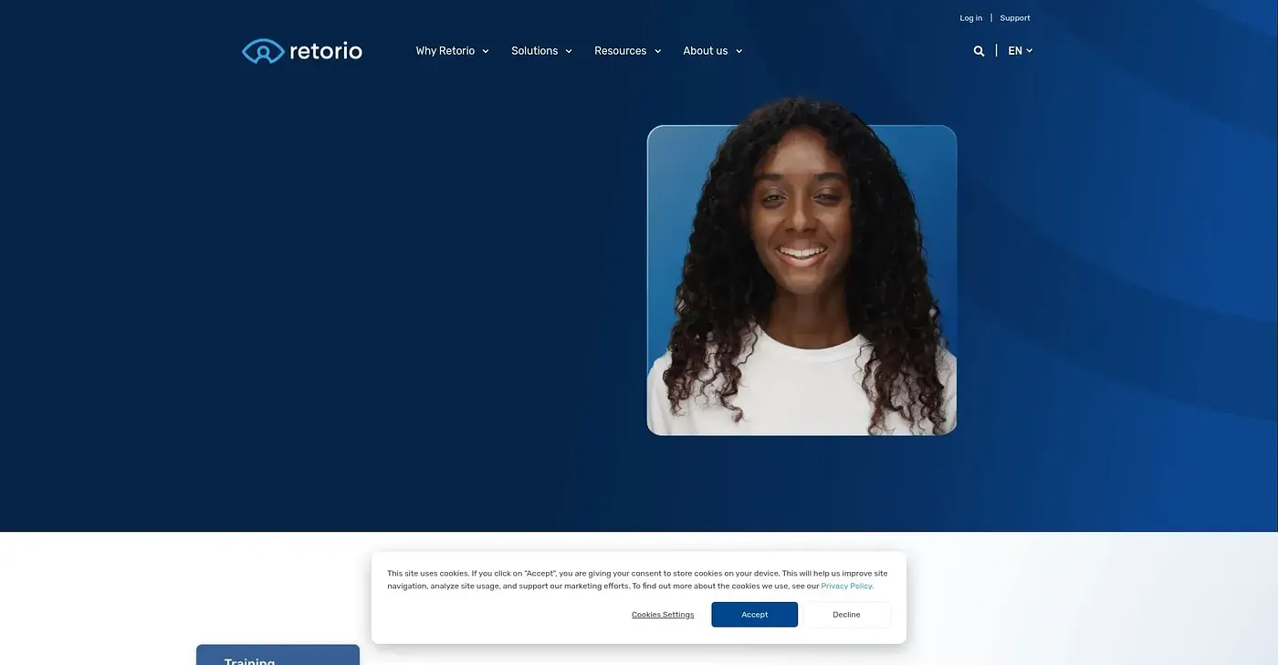 Screenshot of Retorio