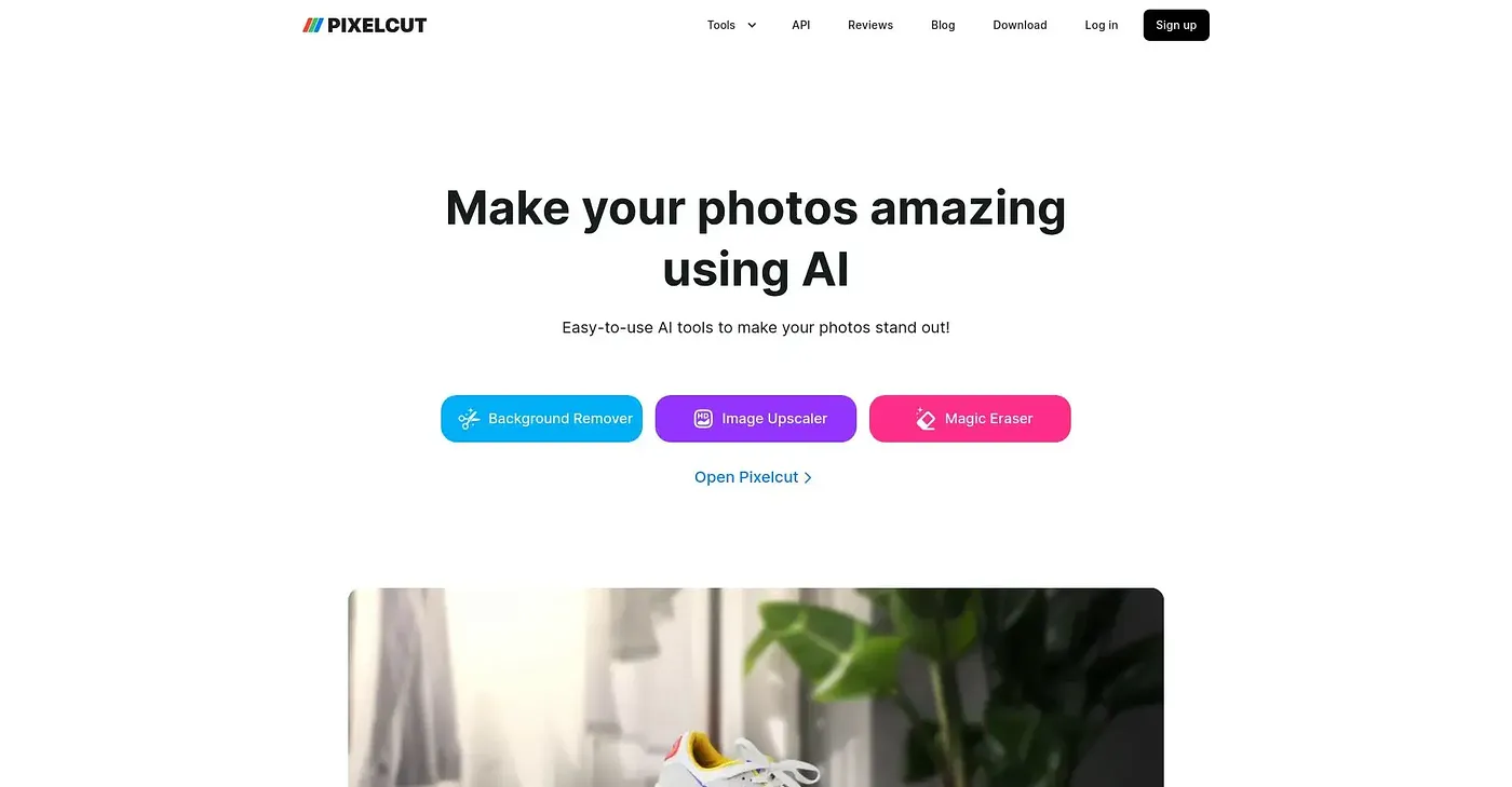 Screenshot of Pixel Cut AI