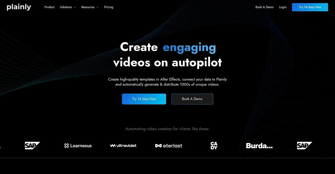 Screenshot of Plainly