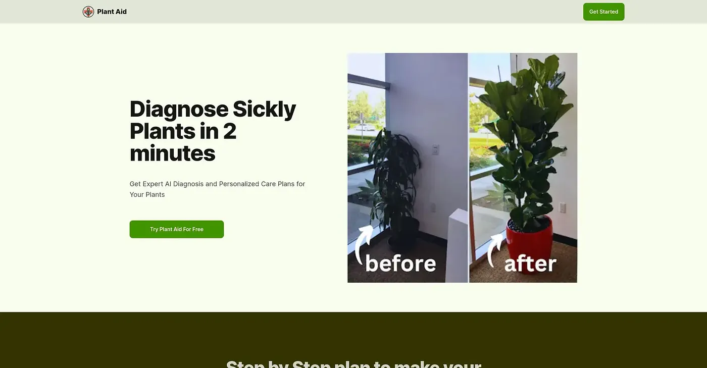 Screenshot of Plant Aid