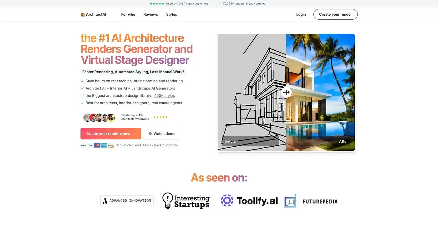 Screenshot of Architect AI