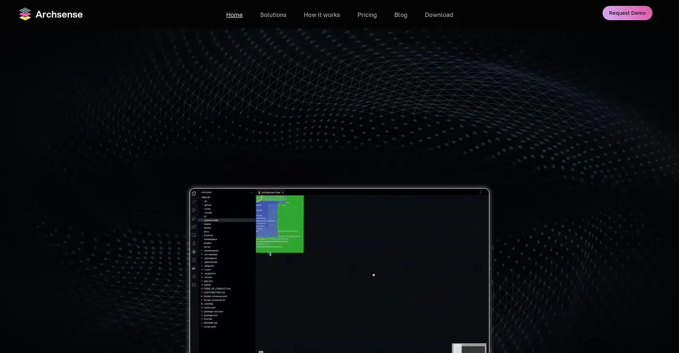 Screenshot of Archsense