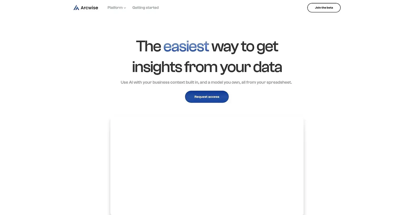Screenshot of Arcwise