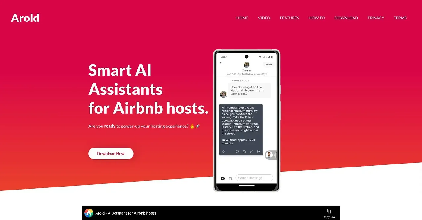 Screenshot of Arold