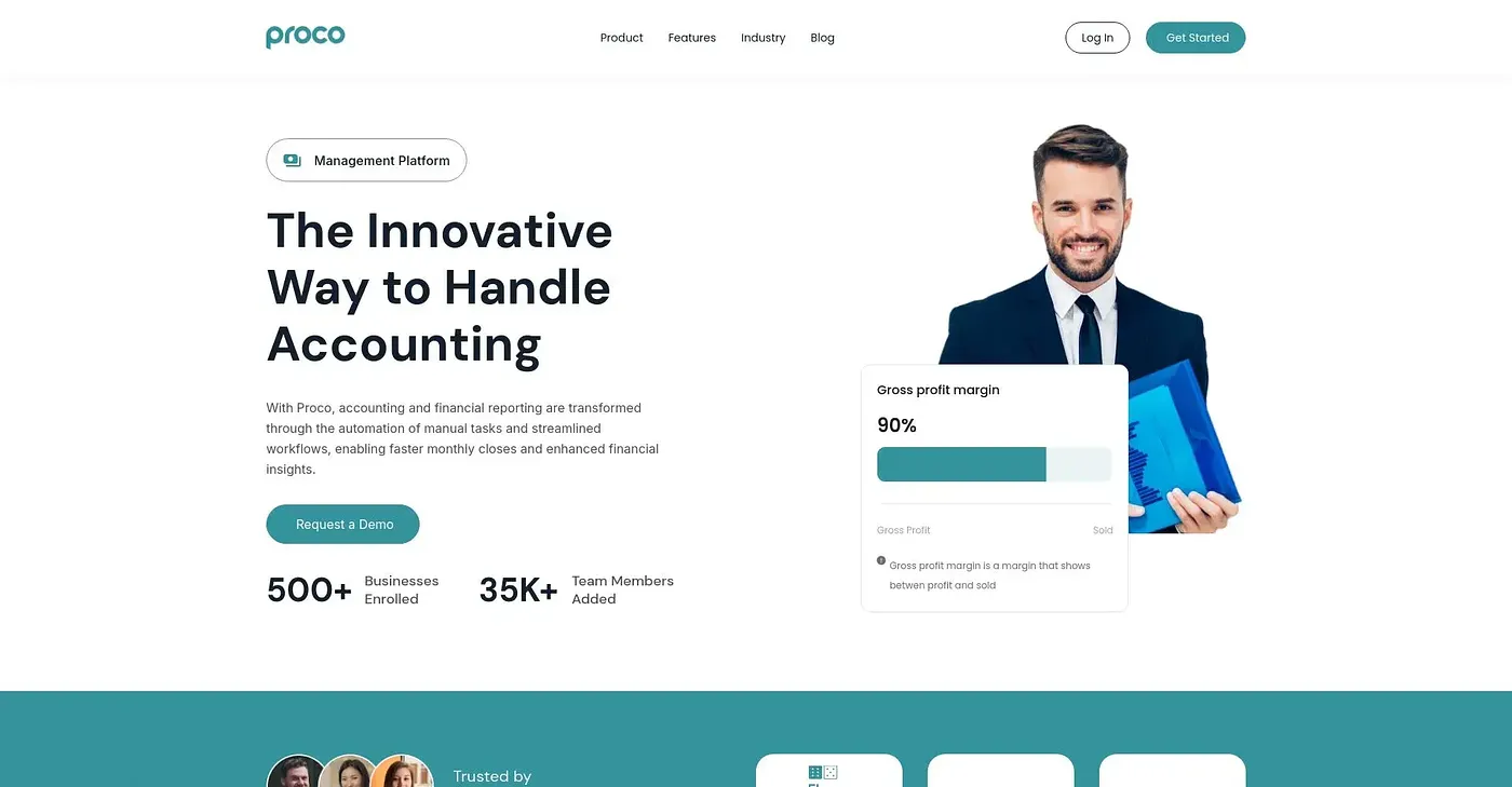 Screenshot of Proconow