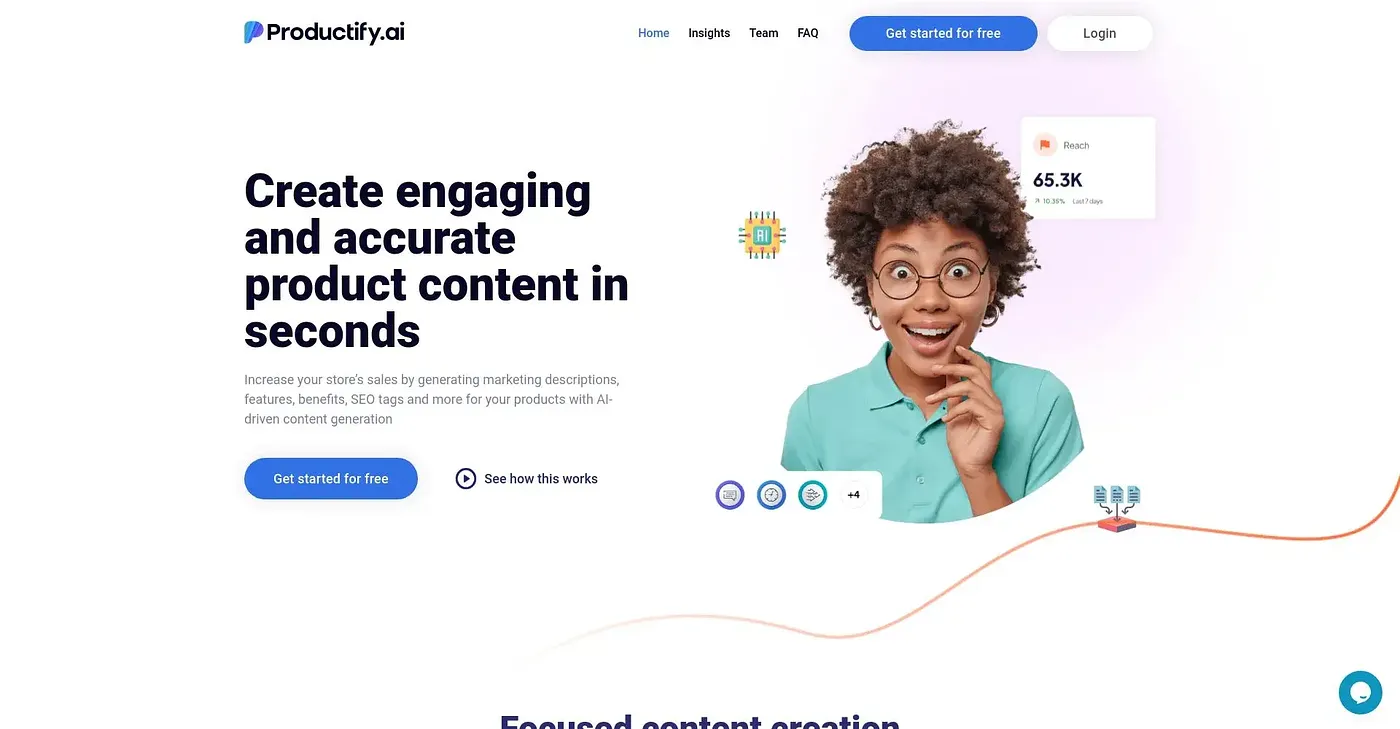 Screenshot of Productify