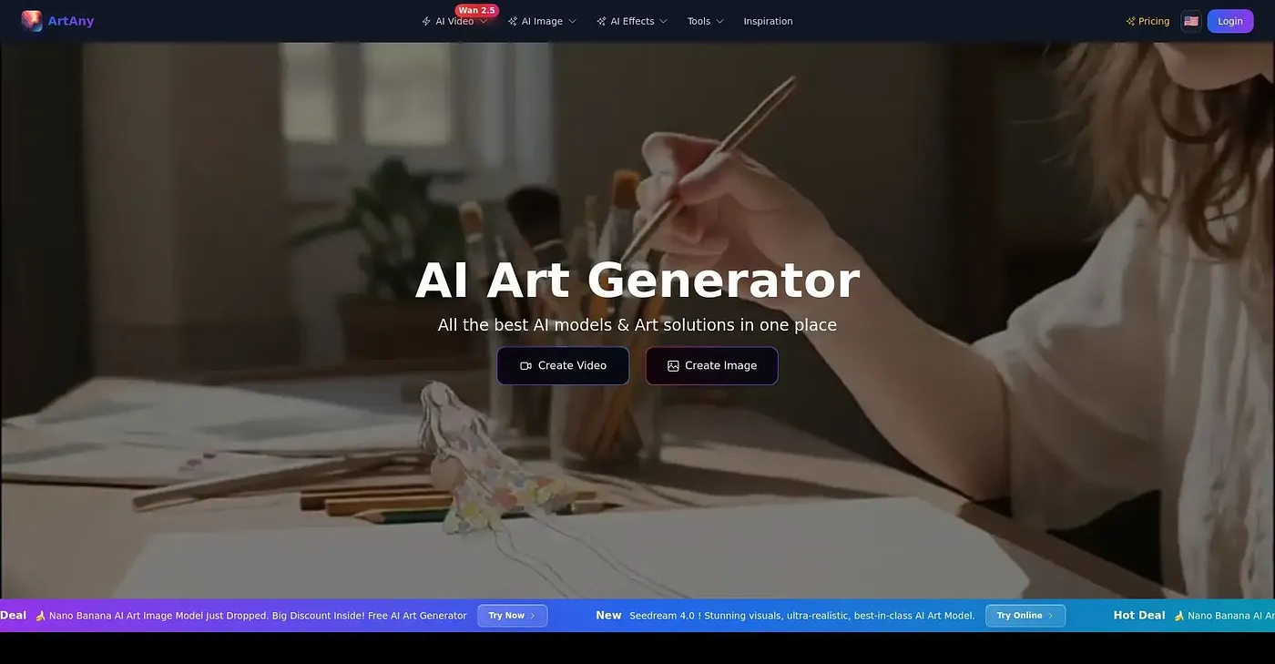 Screenshot of ArtAny