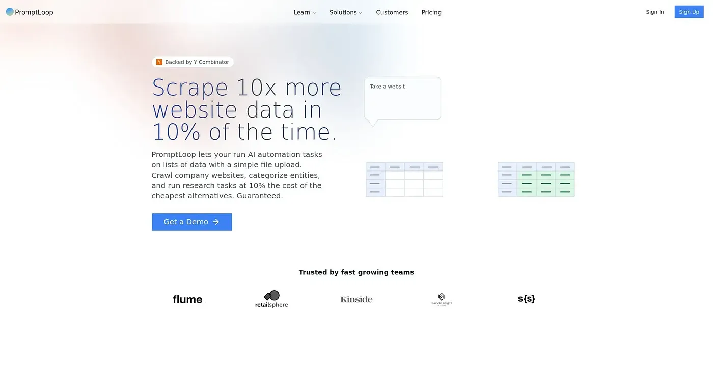 Screenshot of Prompt Loop