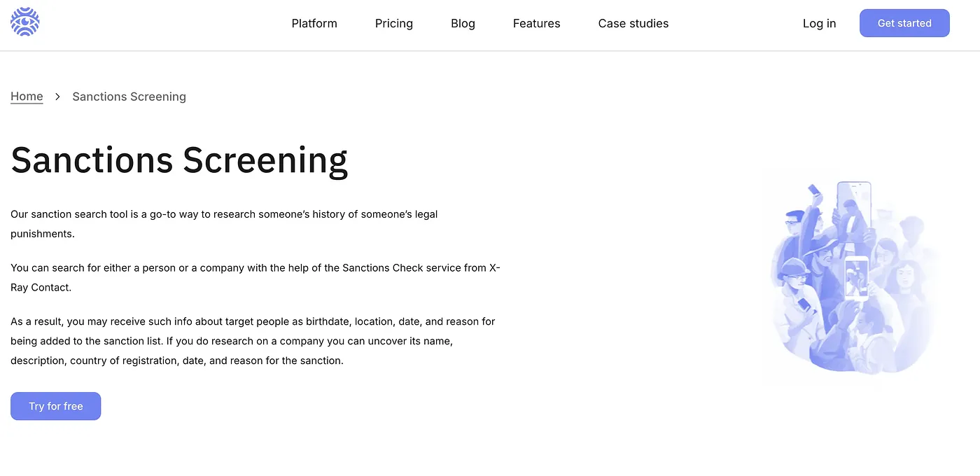 What is sanctions screening and what are its purposes
