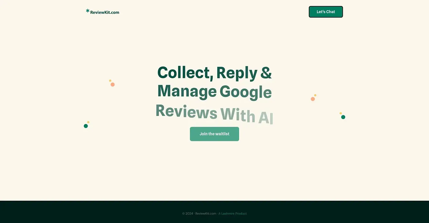 Screenshot of ReviewReply AI