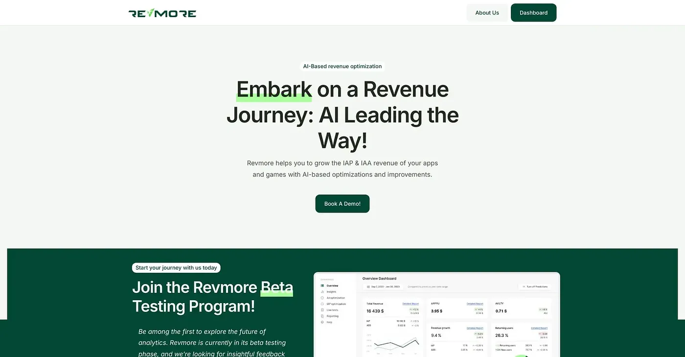 Screenshot of Revmore