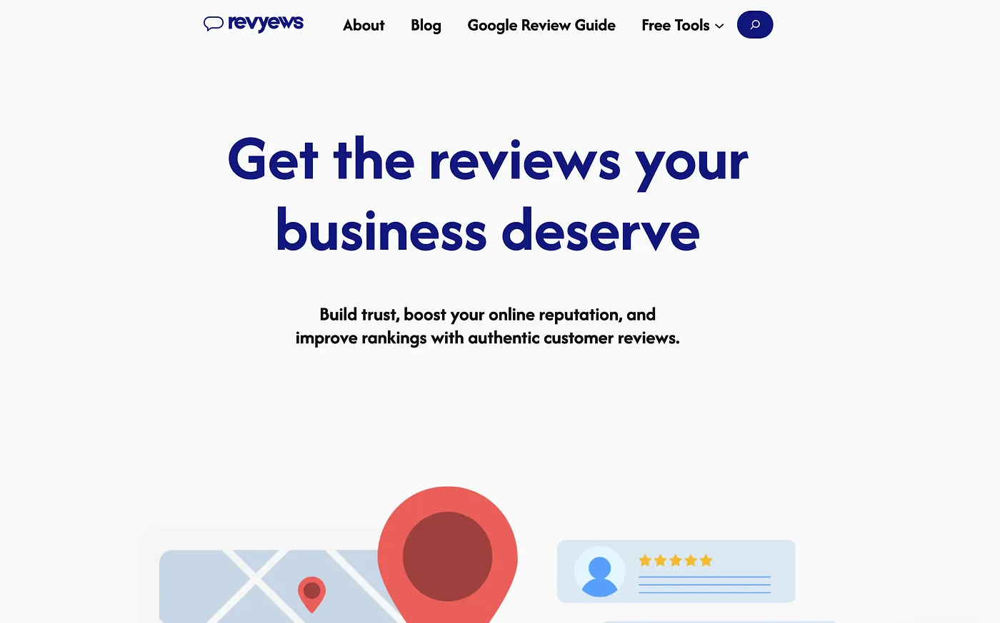 Screenshot of Revyews