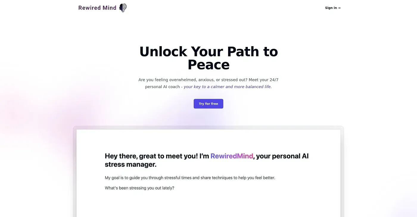 Screenshot of Rewired Mind