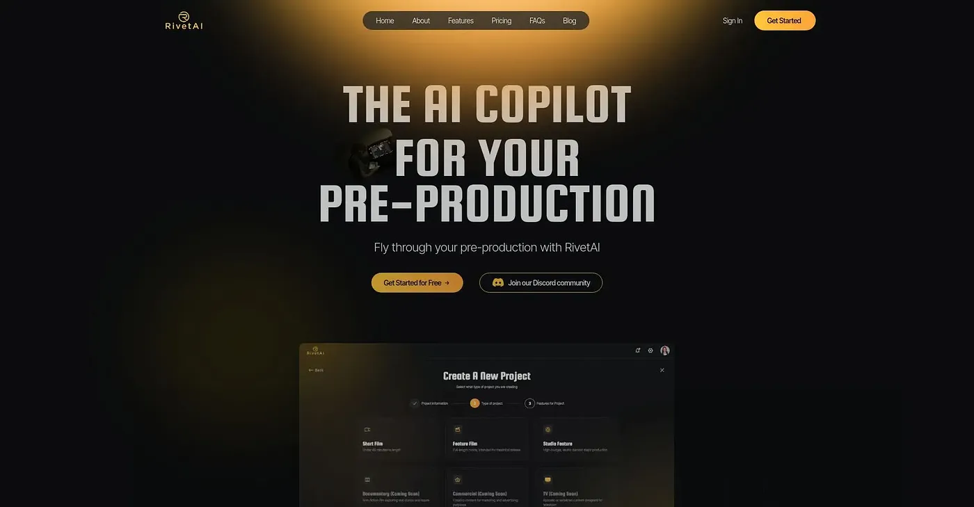 Screenshot of Rivet AI