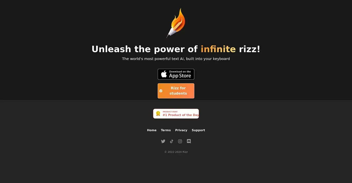 Screenshot of Rizz!