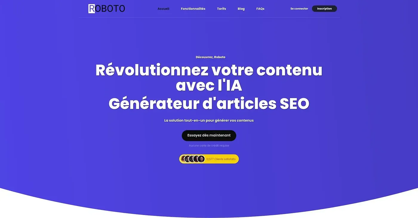 Screenshot of Roboto